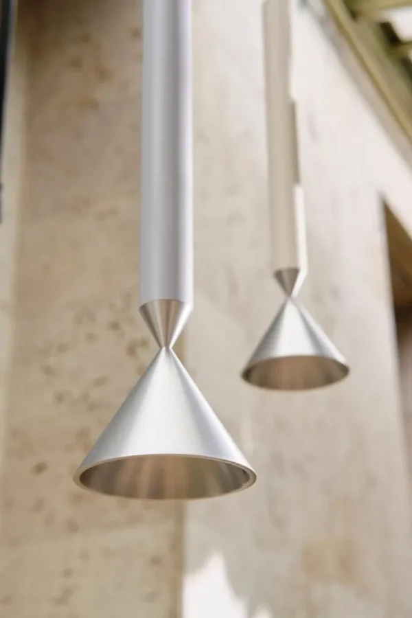 Artek Deckenleuchten-Pholc Apollo 59 Pendelleuchte, Hellgrau – Aluminium