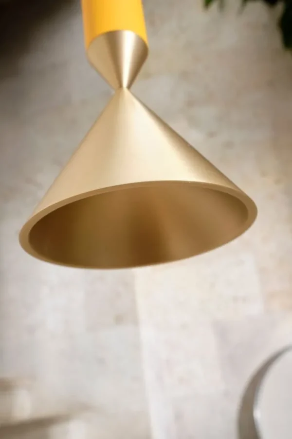 AGO Deckenleuchten-Pholc Apollo 39 Pendelleuchte, Honey Gold - poliertes Messing