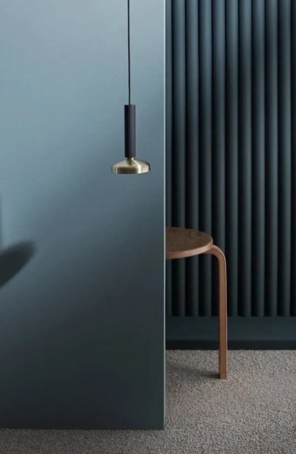 Artemide Deckenleuchten-Pholc Blend 9 LED Pendelleuchte, weiß – Messing