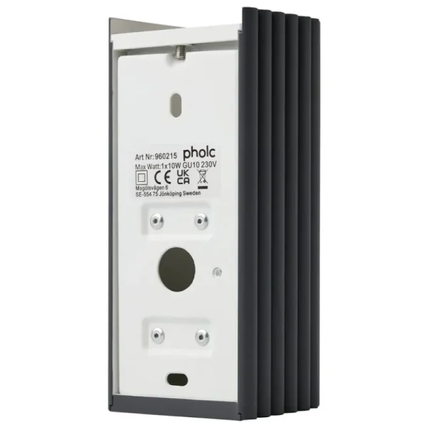 Nuura Wandleuchten-Pholc Donna 15 Wandleuchte, Black Ink
