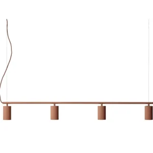 Marset Deckenleuchten-Pholc Donna Line 120 Pendelleuchte, Zartrosa
