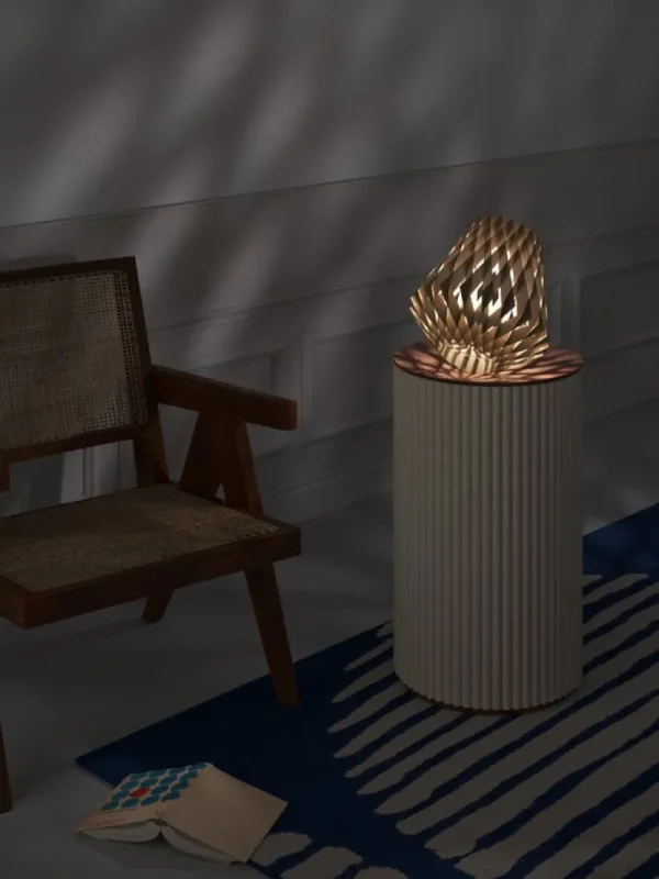 Secto Design Tischlampen-Pilke Lights Pilke Signature 28 Tischleuchte, Birke