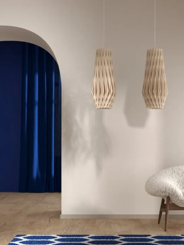Muuto Deckenleuchten-Pilke Lights Pilke Signature 30/70 Pendelleuchte, Birke