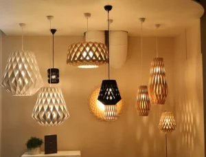 Nuura Deckenleuchten-Pilke Lights Pilke Signature 20/42 Pendelleuchte, Birke