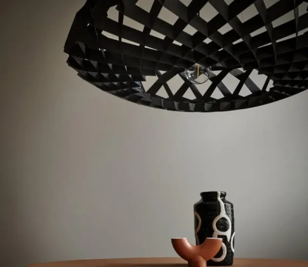 Verpan Deckenleuchten-Pilke Lights Pilke Signature 95 Pendelleuchte, Schwarz