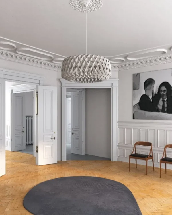 Normann Copenhagen Deckenleuchten-Pilke Lights Pilke Signature 80 Pendelleuchte, Weiß