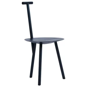 PLEASE WAIT to be SEATED Sitzgelegenheiten-Spade Stuhl, Marineblau