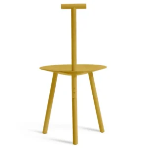 Audo Copenhagen Sitzgelegenheiten-PLEASE WAIT to be SEATED Spade Stuhl, Kurkumagelb