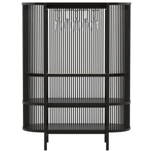 Audo Copenhagen Aufbewahrungsmöbel-Poiat Bastone Barschrank, Schwarz