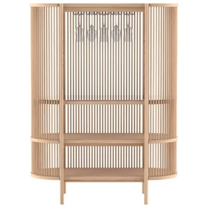 Lundia Aufbewahrungsmöbel-Poiat Bastone Barschrank, Eiche