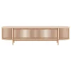 Poiat Aufbewahrungsmöbel-Bastone Sideboard mit Türen, niedrig, Eiche