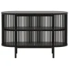 Poiat Aufbewahrungsmöbel-Petit Bastone Sideboard mit Türen, Schwarz