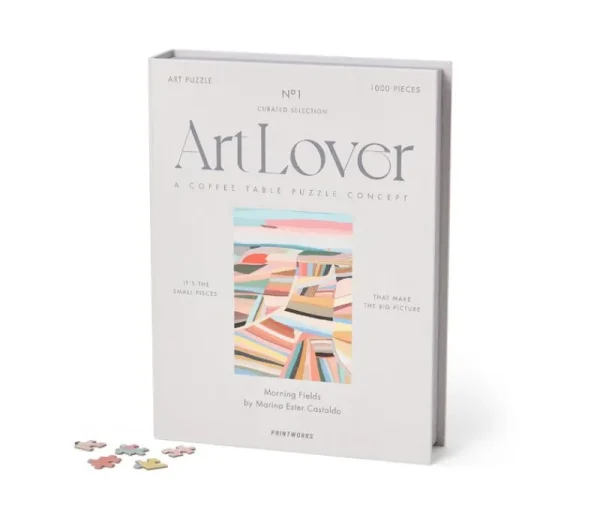 Printworks Spiele^Art Lover Book Puzzle, Morning Fields, 1000 Teile