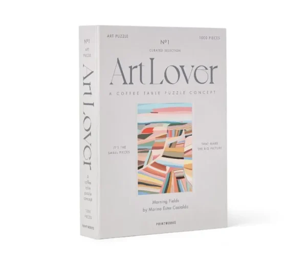 Printworks Spiele^Art Lover Book Puzzle, Morning Fields, 1000 Teile