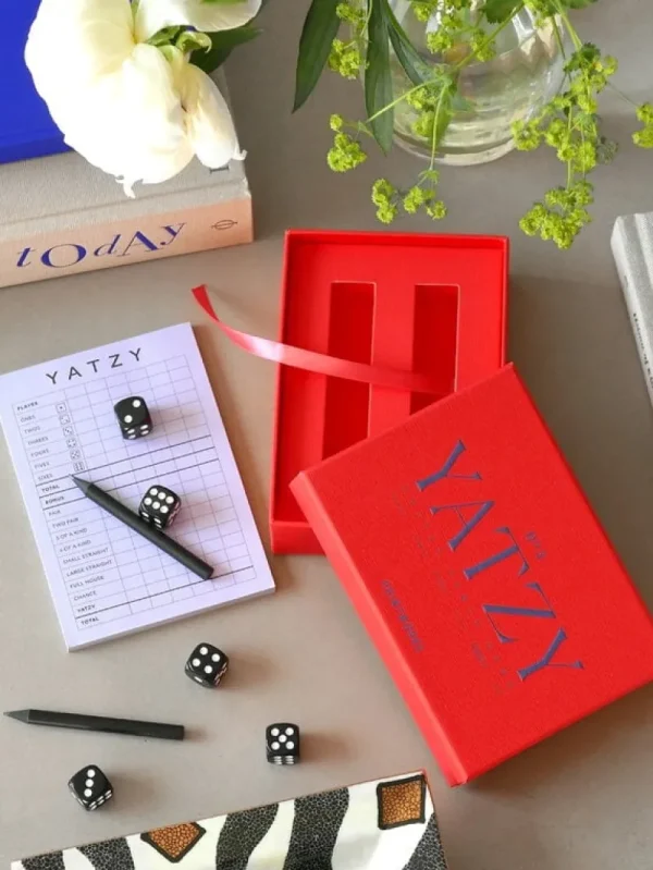Printworks Spiele^Classic - Yatzy, rot