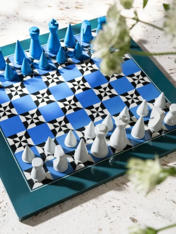 Printworks Spiele^Lackiertes Chess - Poseidon