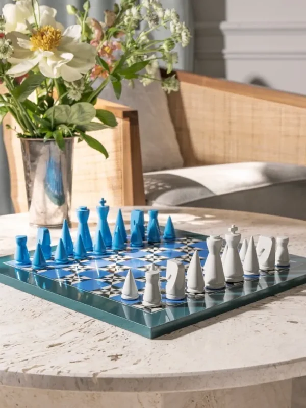 Printworks Spiele^Lackiertes Chess - Poseidon