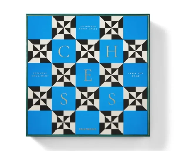 Printworks Spiele^Lackiertes Chess - Poseidon