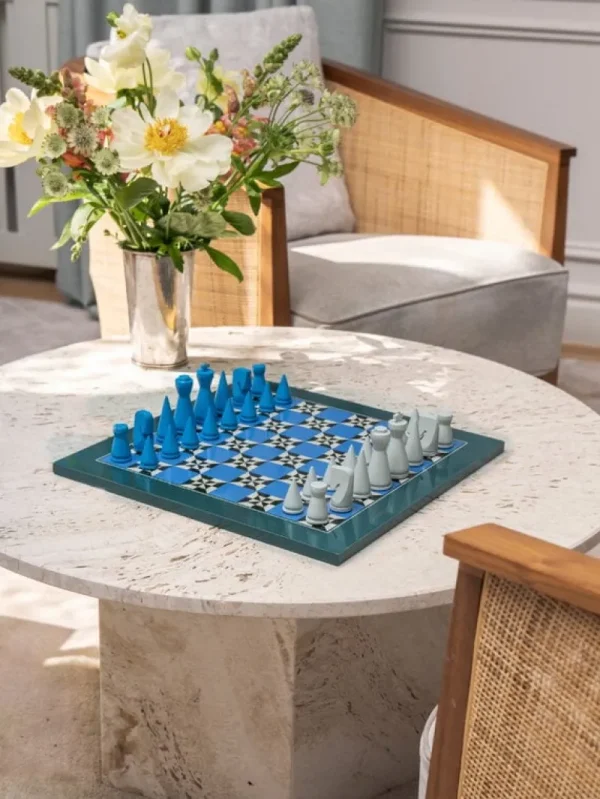 Printworks Spiele^Lackiertes Chess - Poseidon