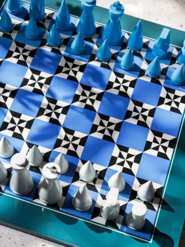 Printworks Spiele^Lackiertes Chess - Poseidon