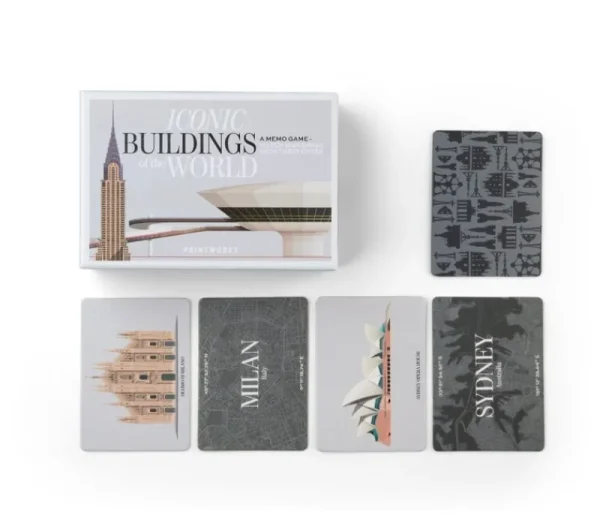 Printworks Spiele^Memo Game - Iconic Buildings