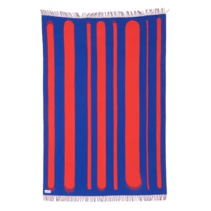 Raawii Decken Und Überwürfe^Brush Decke, Blau - Rot