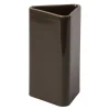 Fu00f3lk Reykjavu00edk Vasen-Raawii Canvas Vase, klein, Wetland Green