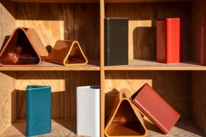 Muuto Vasen-Raawii Canvas Vase, klein, Betongrau