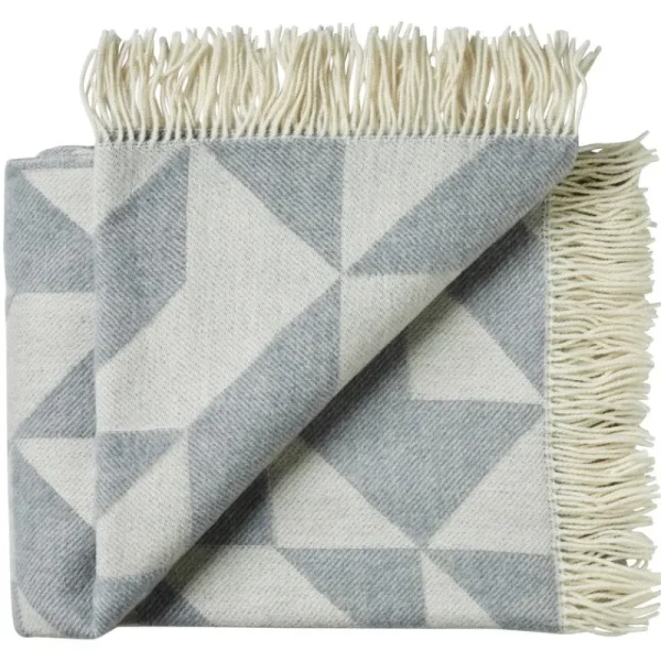 Ratzer Decken Und Überwürfe^Twist a Twill Decke, hellgrau