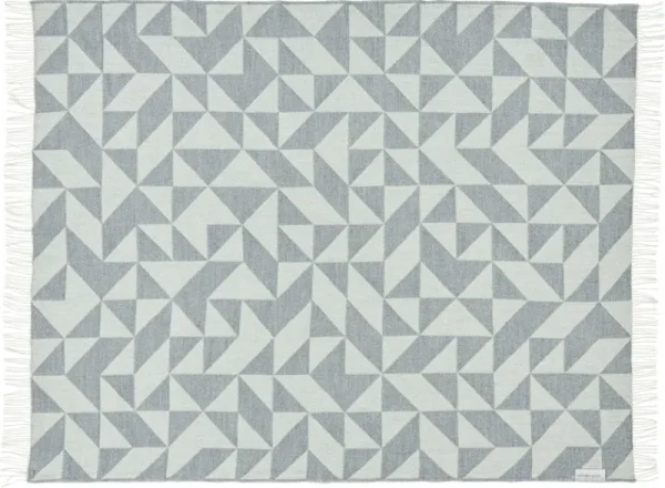 Ratzer Decken Und Überwürfe^Twist a Twill Decke, hellgrau