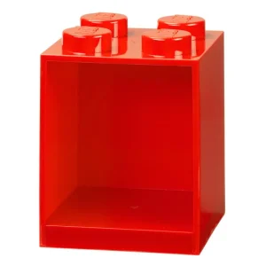 Kinder Room Copenhagen Kinderzimmereinrichtung | Aufbewahrungsbehälter^LEGO Bausteinregal 4, leuchtendes Rot