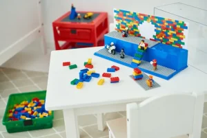 Kinder Room Copenhagen Spielzeug | Aufbewahrungsbehälter^Lego Spiel & Schaukasten, hellblau
