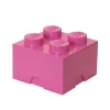 Room Copenhagen Aufbewahrungsbehälter^Lego Storage Brick 4, mittelpink