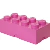 Room Copenhagen Aufbewahrungsbehälter^Lego Storage Brick 8, mittelpink