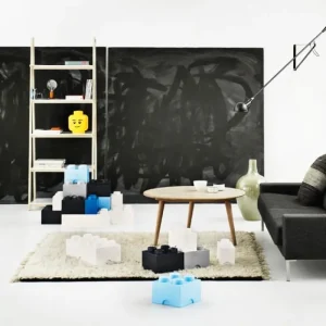 Room Copenhagen Aufbewahrungsbehälter^Lego Storage Brick 8, schwarz