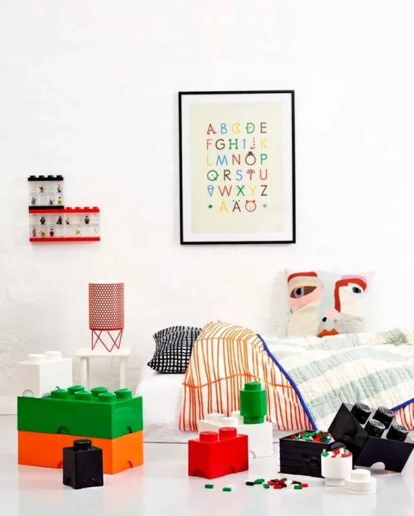 Room Copenhagen Aufbewahrungsbehälter^Lego Storage Brick 8, orange