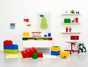 Room Copenhagen Aufbewahrungsbehälter^Lego Storage Brick 8, limettengrün