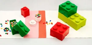 Room Copenhagen Aufbewahrungsbehälter^Lego Storage Brick 8, limettengrün