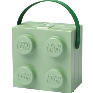 Room Copenhagen Sport- Und Outdoor-produkte^Lunchbox Lego mit Griff, sandgrün