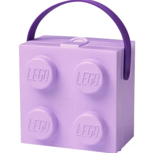 Room Copenhagen Sport- Und Outdoor-produkte^Lunchbox Lego mit Griff, lavendel