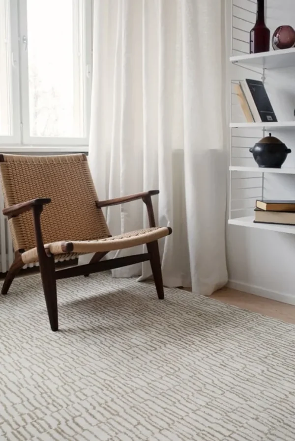 Roots Living Teppiche Und Läufer^Ketju Teppich, Weiß - Getreidebraun