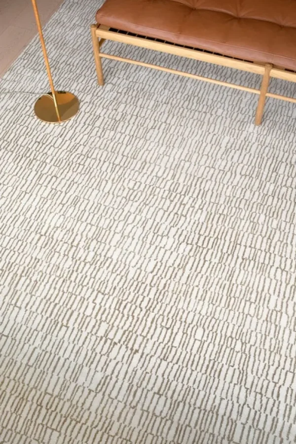Roots Living Teppiche Und Läufer^Ketju Teppich, Weiß - Getreidebraun