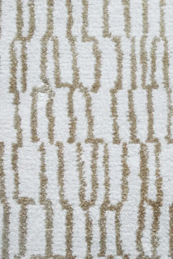 Roots Living Teppiche Und Läufer^Ketju Teppich, Weiß - Getreidebraun