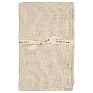 Roots Living Badezimmertextilien^Waffle Badehandtuch, 85 x 160 cm, Natur