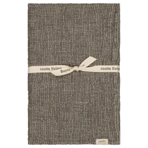 Roots Living Badezimmertextilien^Waffle Badehandtuch, 85 x 160 cm, Anthrazit