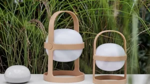Rosendahl Außenbeleuchtung | Tischlampen^Soft Spot Solar Circular Tischleuchte, 25 cm, Weizen