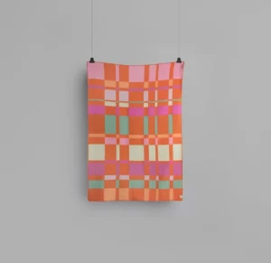 Ru00f8ros Tweed Decken Und Überwürfe^Røros Tweed City Decke, 135 x 200 cm, orange