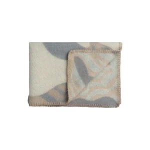 Kinder Ru00f8ros Tweed Textilien Für Kinder | Decken Und Überwürfe^Røros Tweed Fugl og fisk Wolldecke, 67 x 100 cm, grau - beige