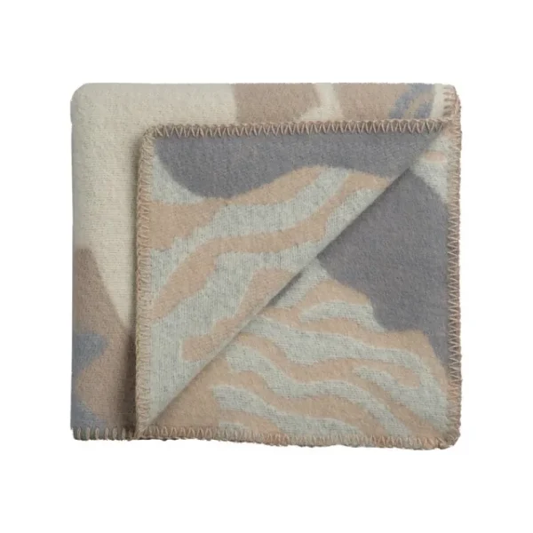 Kinder Ru00f8ros Tweed Textilien Für Kinder | Decken Und Überwürfe^Røros Tweed Fugl og fisk Wolldecke, 100 x 135 cm, grau - beige