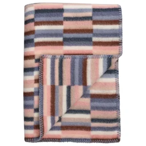 Ru00f8ros Tweed Decken Und Überwürfe^Røros Tweed Ida Überwurf, 135 x 200 cm, Rosa - Blau